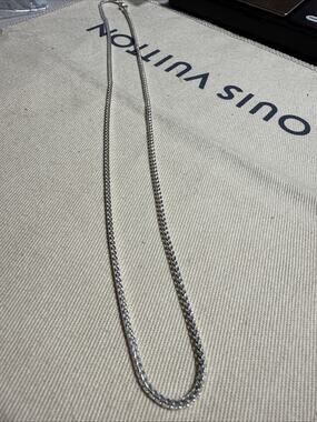 Sterling Silver Franco Link Chain Necklace 925 Stamped Men Women 20”